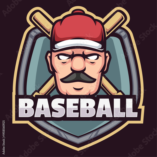 Baseball Mascot Logo
