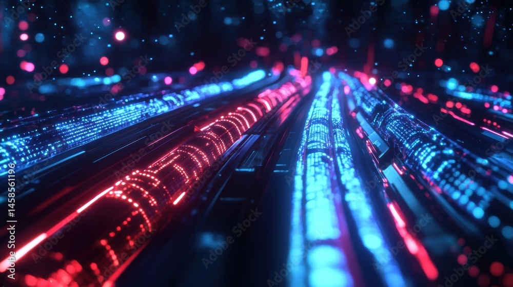 Artificial Intelligence Forming Glowing Synaptic Braid Artificial Intelligence Forming Glowing Synaptic Braid