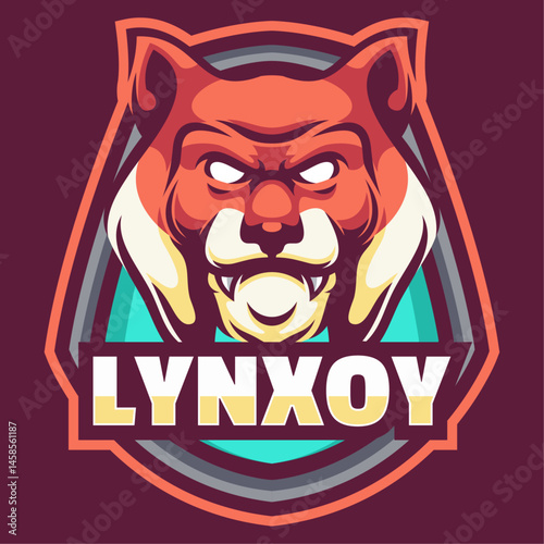 Lynx Mascot Logo