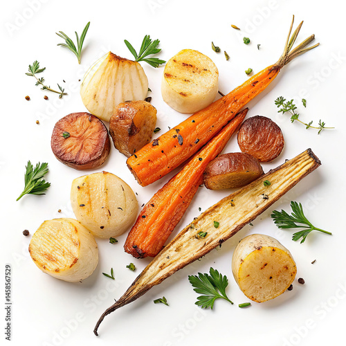 vegetables on a plate