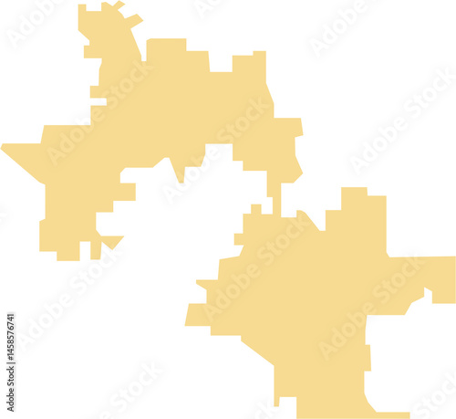 freehand drawing of Orlando city map.
