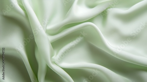 Smooth pastel green flat background surface