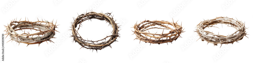 Fototapeta premium Crown of Thorns - A Symbol of Sacrifice and Devotion