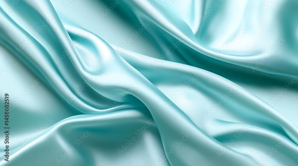 Obraz premium Pale turquoise color background with light cool tint