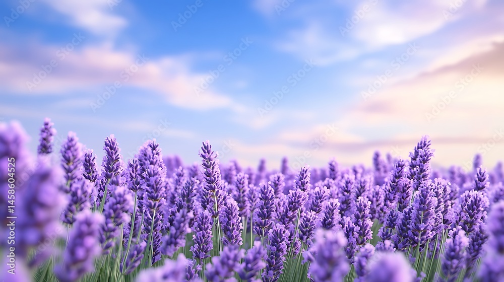 Fototapeta premium Sky lavender color background with smooth clean look