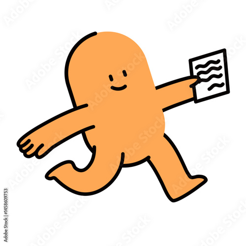 Semprotulation Abstract Blob Emoji Character – Minimalist Daily Activity Illustration for UI/UX, Sticker, and Comic Projects