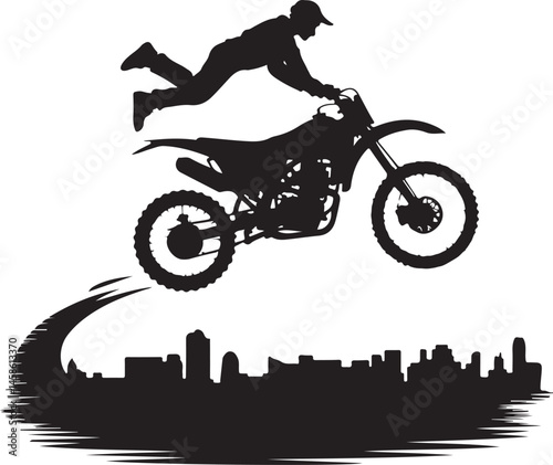 Speeding Motorbike on Open Road Silhouette

Motorcyclist in Motion Vector Design

Off-Road Dirt Bike Silhouette Scene

Classic Cruiser Motorbike Vector Art

Motorbike Rider with Helmet Silhouette