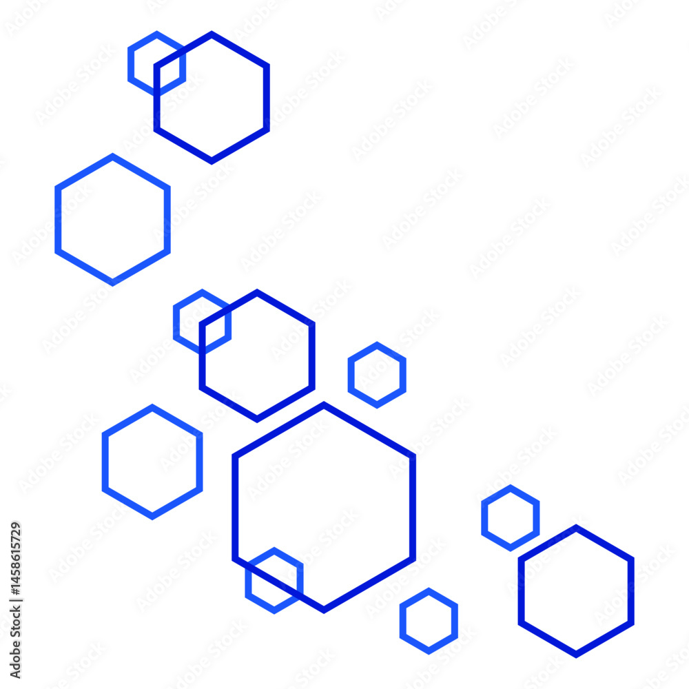 Hexagon Corner Element Hexagon Corner Element