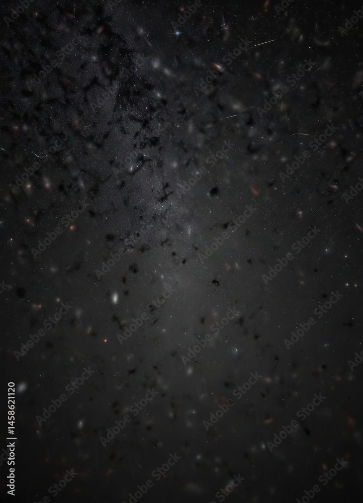 Obraz premium Sparkling stars scattered across a deep black night sky , night sky, galaxy, vibrant