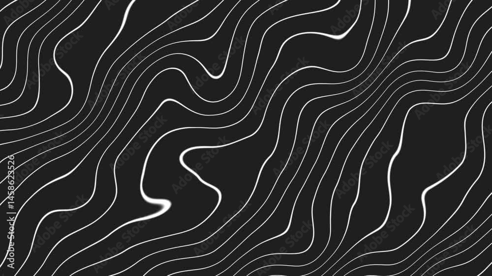 a black and white background with wavy lines a black and white background with wavy lines