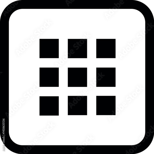 Ícones de Menu Minimalistas em Estilo Flat – UI/UX, Web e Mobile, perfeitos para interfaces de usuário (UI/UX), design de aplicativos mobile, web - Minimalist Menu Icons in Flat Style – UI/UX, Web