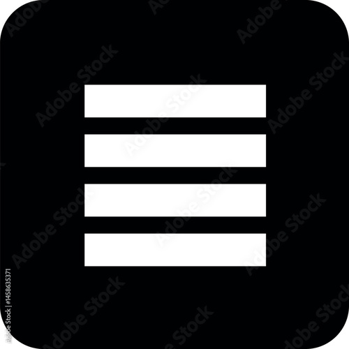 Ícones de Menu Minimalistas em Estilo Flat – UI/UX, Web e Mobile, perfeitos para interfaces de usuário (UI/UX), design de aplicativos mobile, web - Minimalist Menu Icons in Flat Style – UI/UX, Web