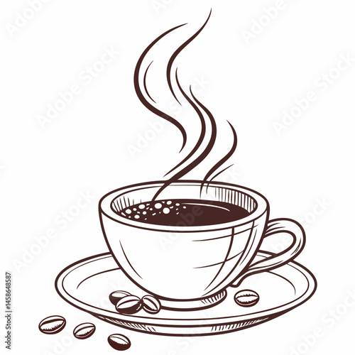 coffee cup
, white background