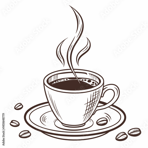 coffee cup
, white background