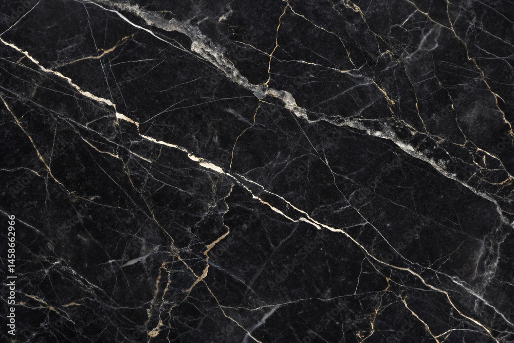 Black marble stone texture background