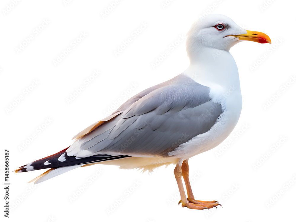 Obraz premium seagull isolated on white background. PNG transparent