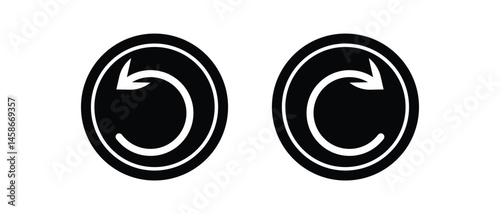 back and next arrow icon, preview and next arrow icon, left and right arrows icon button on white background.