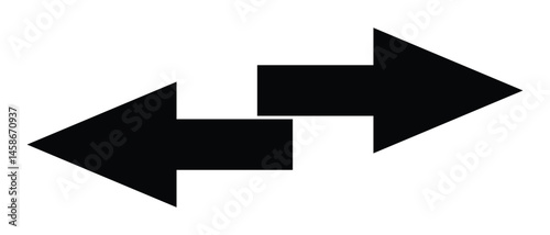 back and next arrow icon, preview and next arrow icon, left and right arrows icon button on white background.
