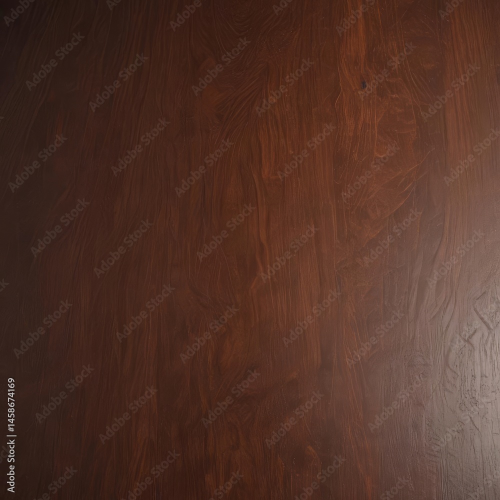 Naklejka premium Deep brown wood, polished surface; refined, natural feel, polished, polished wood