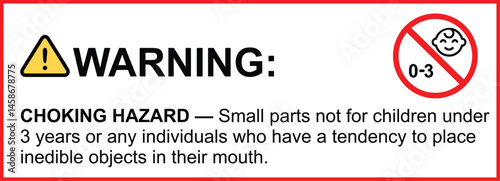 Not for Children Under 3 – Choking Hazard