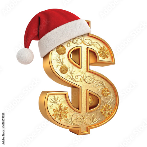 Christmas dollar sign