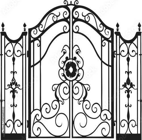 wrought iron gates