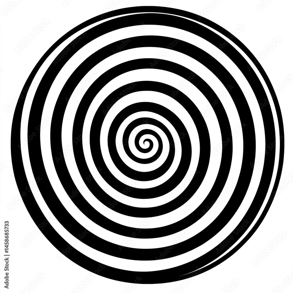 Spiral elements icon spiral design black. Spiral elements icon spiral design black.