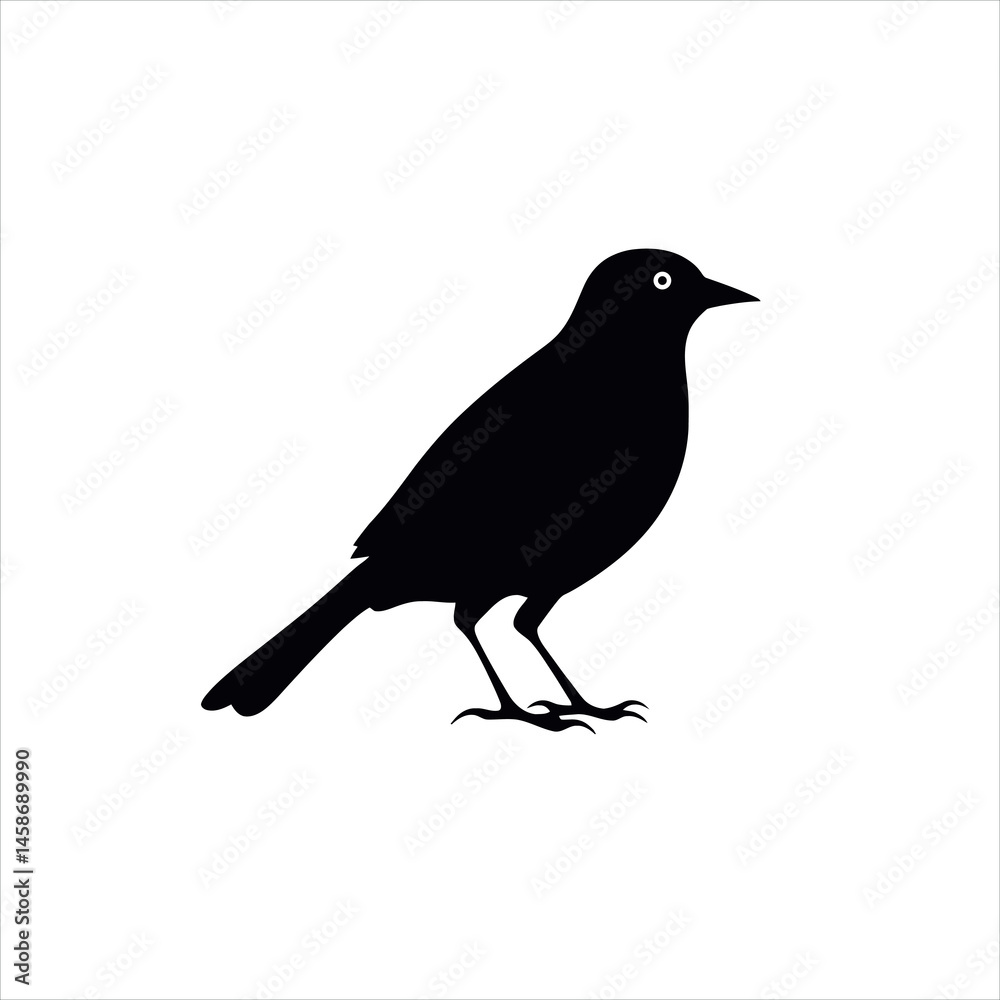 Obraz premium Bird silhouette vector design in illustrator
