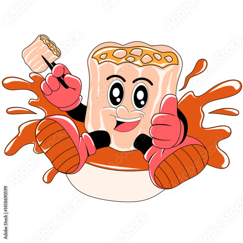Cartoon character dimsum