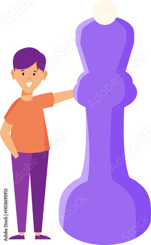 Chess Game Strategy Illustration