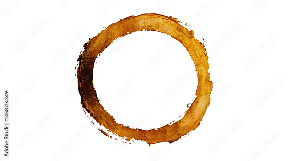 Artistic Brown Circular Wooden Frame with Textured Surface and Natural Aesthetic Quality Artistic Brown Circular Wooden Frame with Textured Surface and Natural Aesthetic Quality