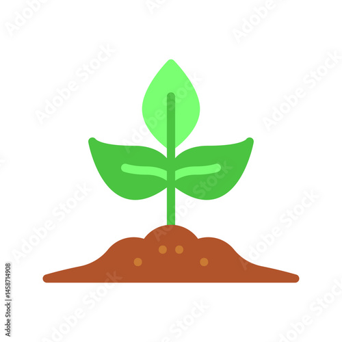 Botany icon vector image. Suitable for mobile apps, web apps and print media.