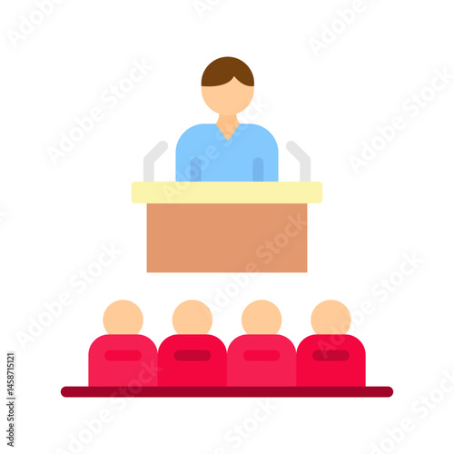 Campaign icon vector image. Suitable for mobile apps, web apps and print media.
