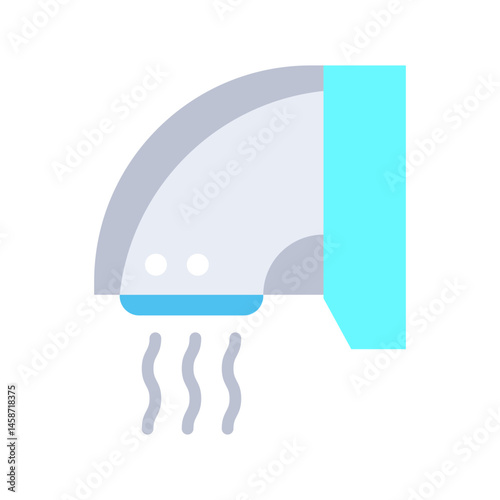 Hand Dryer icon vector image. Suitable for mobile apps, web apps and print media.