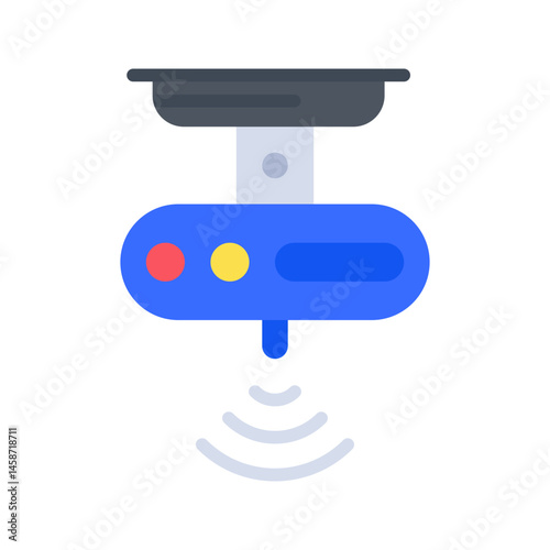 Infrared Sensor icon vector image. Suitable for mobile apps, web apps and print media.