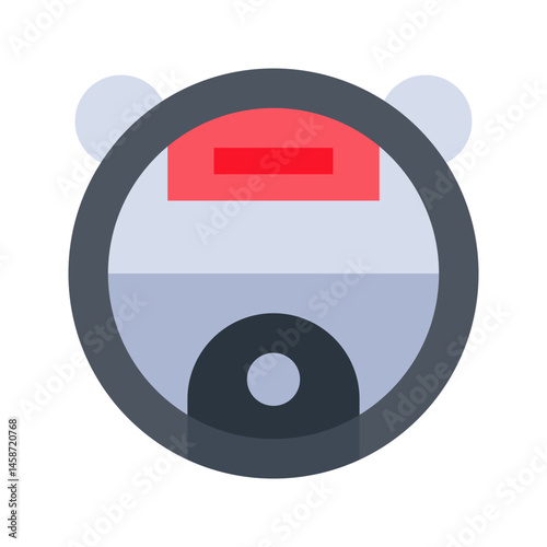 Robot Vaccum icon vector image. Suitable for mobile apps, web apps and print media.