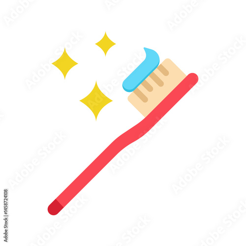 Wallpaper Mural Toothbrush icon vector image. Suitable for mobile apps, web apps and print media. Torontodigital.ca