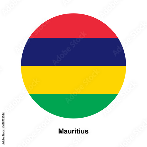 Free Download Mauritius country flag vector isolated on transparent background - GFXLoad