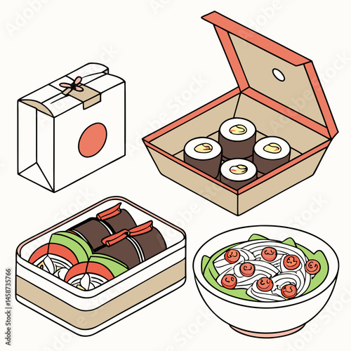 food delivery
, white background