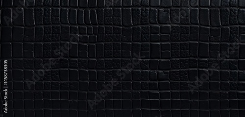 Wallpaper Mural Black alligator leather seamless pattern, textured background, textile, luxury Torontodigital.ca