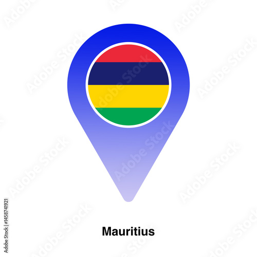 Free Download Mauritius country location icon vector isolated on transparent background - GFXLoad