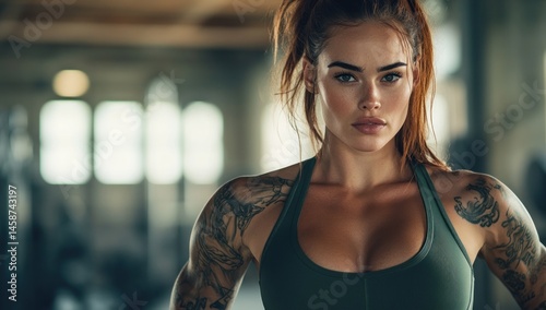 Strong Woman, Powerful Physique: Fitness Portrait Free Download Strong Woman, Powerful Physique: Fitness Portrait - GFXLoad