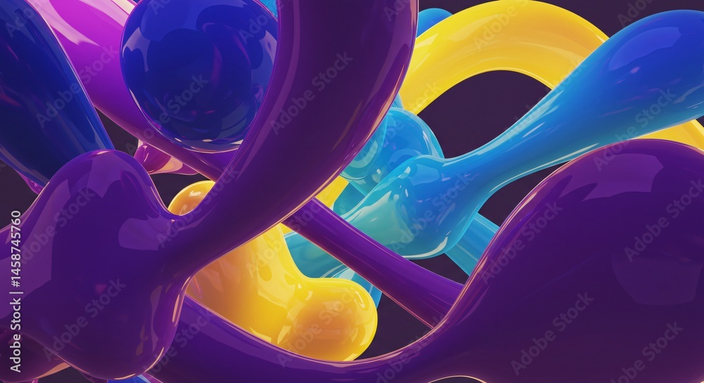 Fototapeta premium abstract illustration vector digital design beautiful background wallpaper banner 