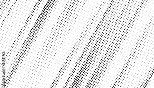 Grunge halftone gradient texture. Faded grit noise background. Sandy gritty wallpaper. Retro pixelated backdrop. Black and white anime or manga comic overlay. Vector graphic design textured halftone