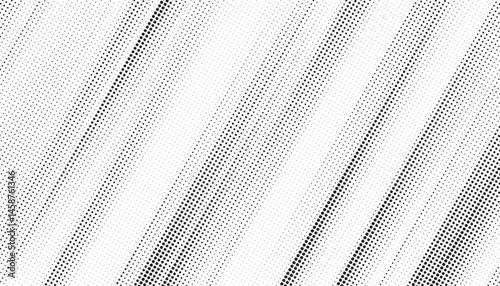 Grunge halftone gradient texture. Faded grit noise background. Sandy gritty wallpaper. Retro pixelated backdrop. Black and white anime or manga comic overlay. Vector graphic design textured halftone