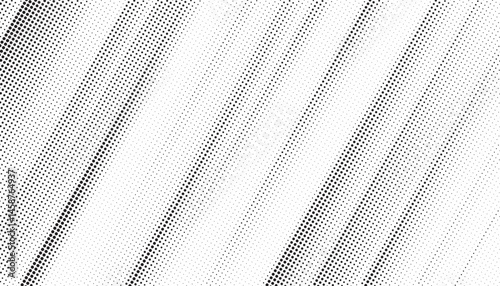 Grunge halftone gradient texture. Faded grit noise background. Sandy gritty wallpaper. Retro pixelated backdrop. Black and white anime or manga comic overlay. Vector graphic design textured halftone