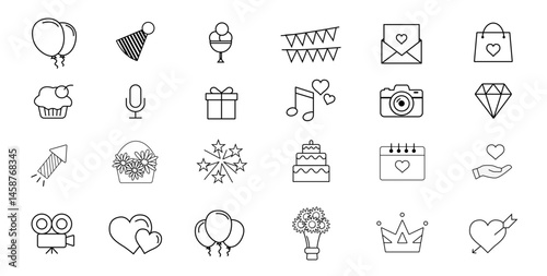 PARTY ICONS.