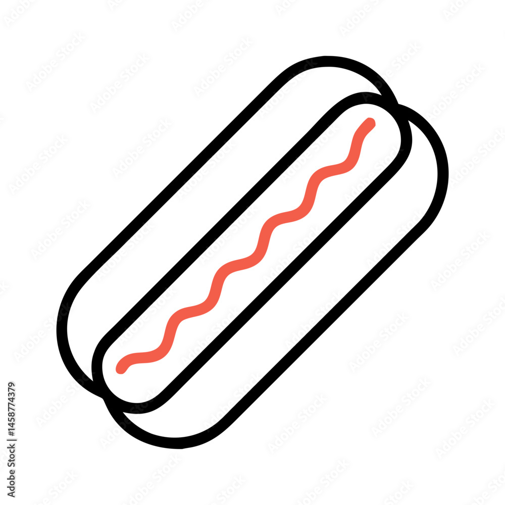 hotdog ,white background hotdog ,white background