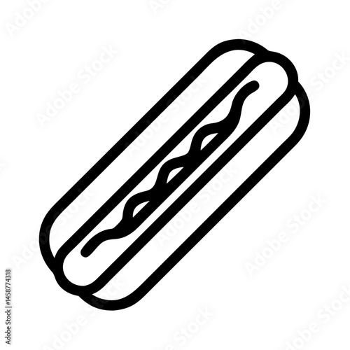 hotdog ,white background