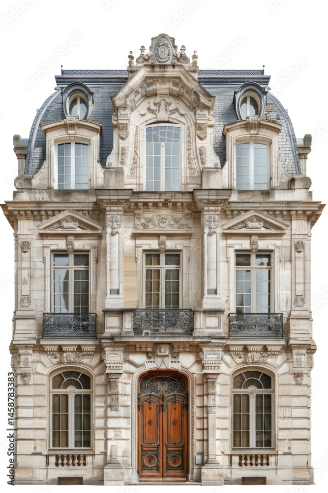 Classical European building architecture housing window. Classical European building architecture housing window.